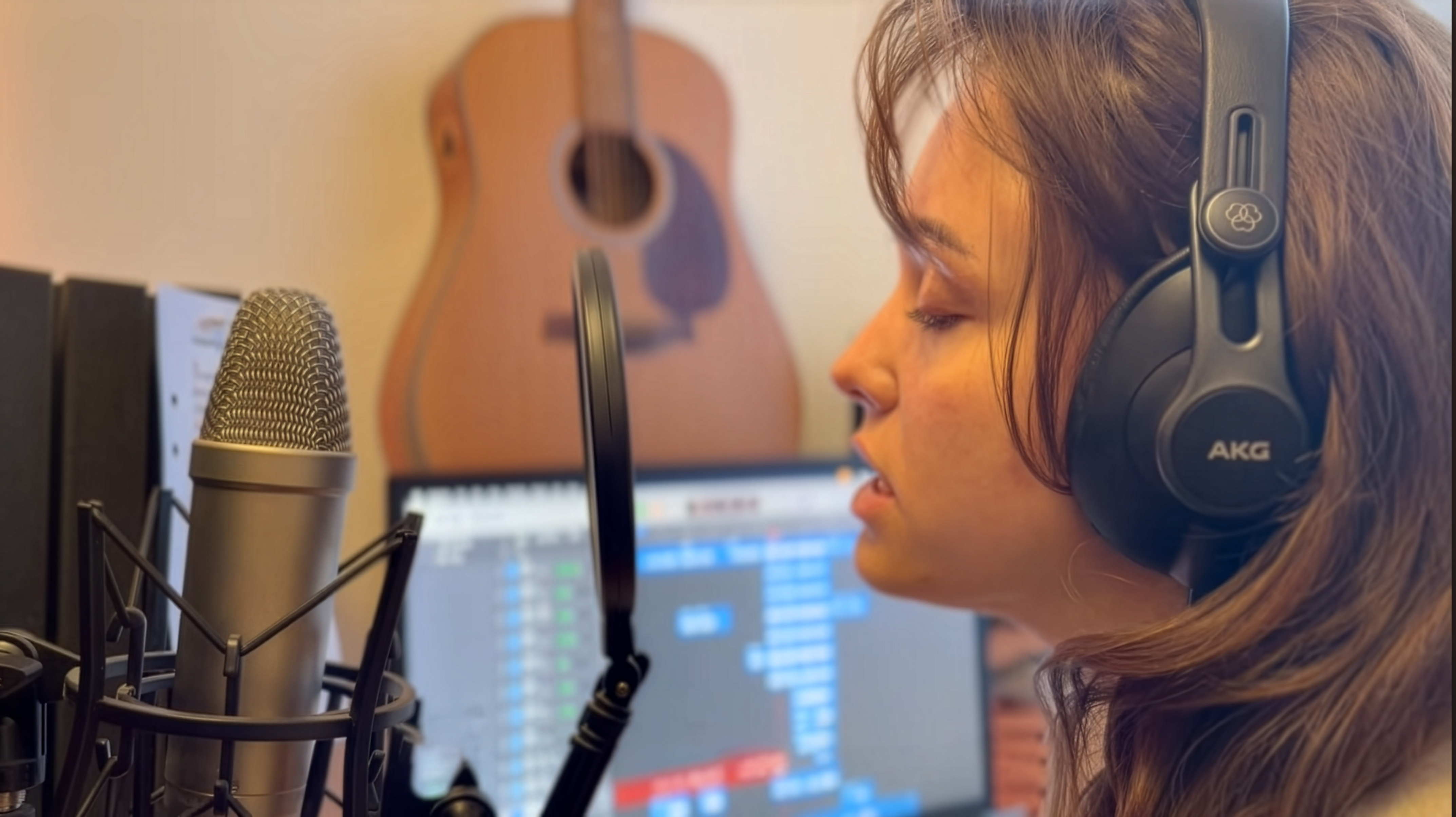 In the studio